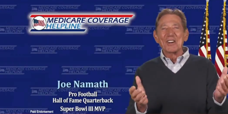 Joe Namath Medicare Advantage Commercial